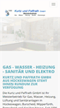 Mobile Screenshot of kurtz-paffrath.de